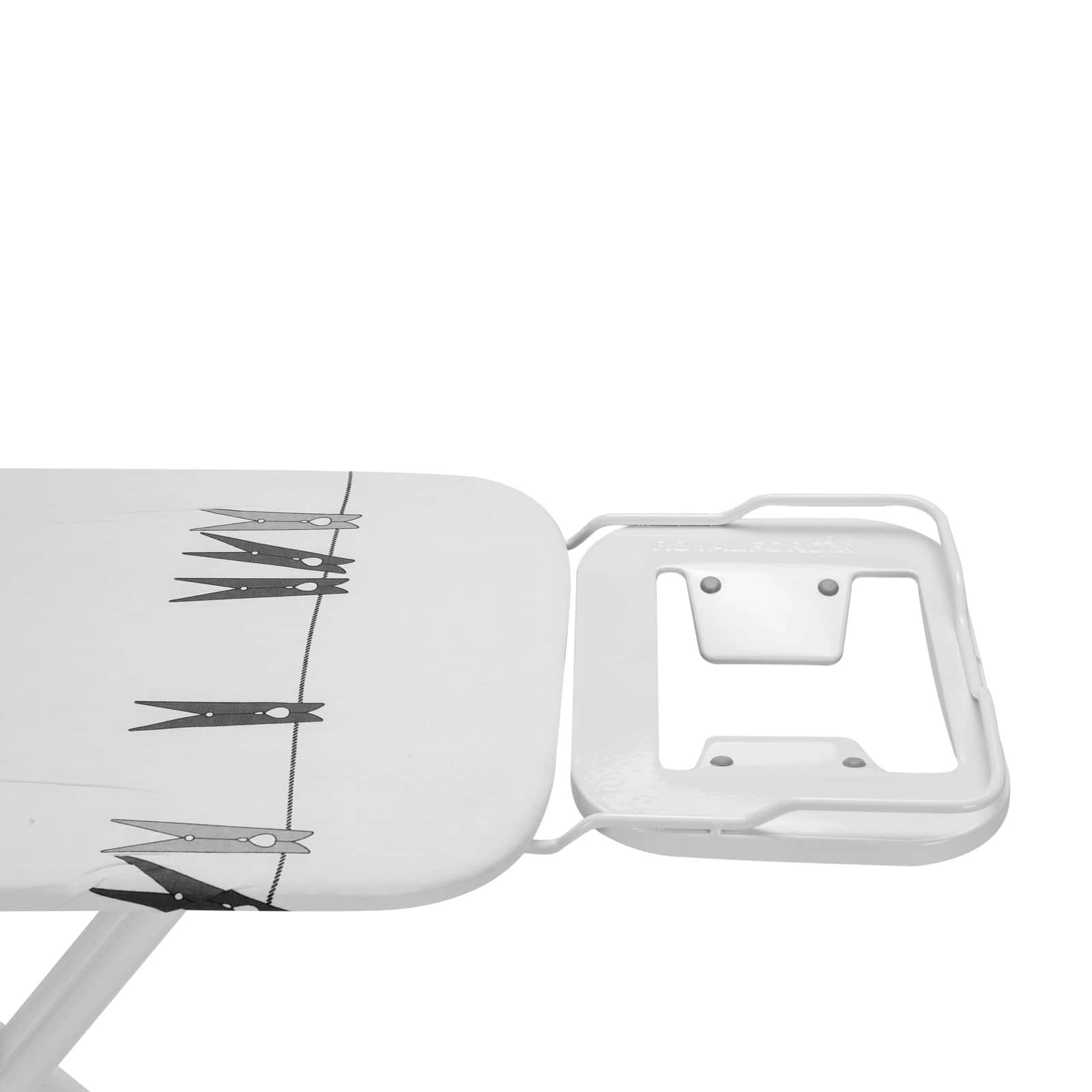 Royalford RF1510IB Mesh Ironing Board 134cmx33cmx88cm - Portable, Steam Iron Rest, Heat Resistant Cover |Lightweight Board with Adjustable Height & Rubber Feet Cover