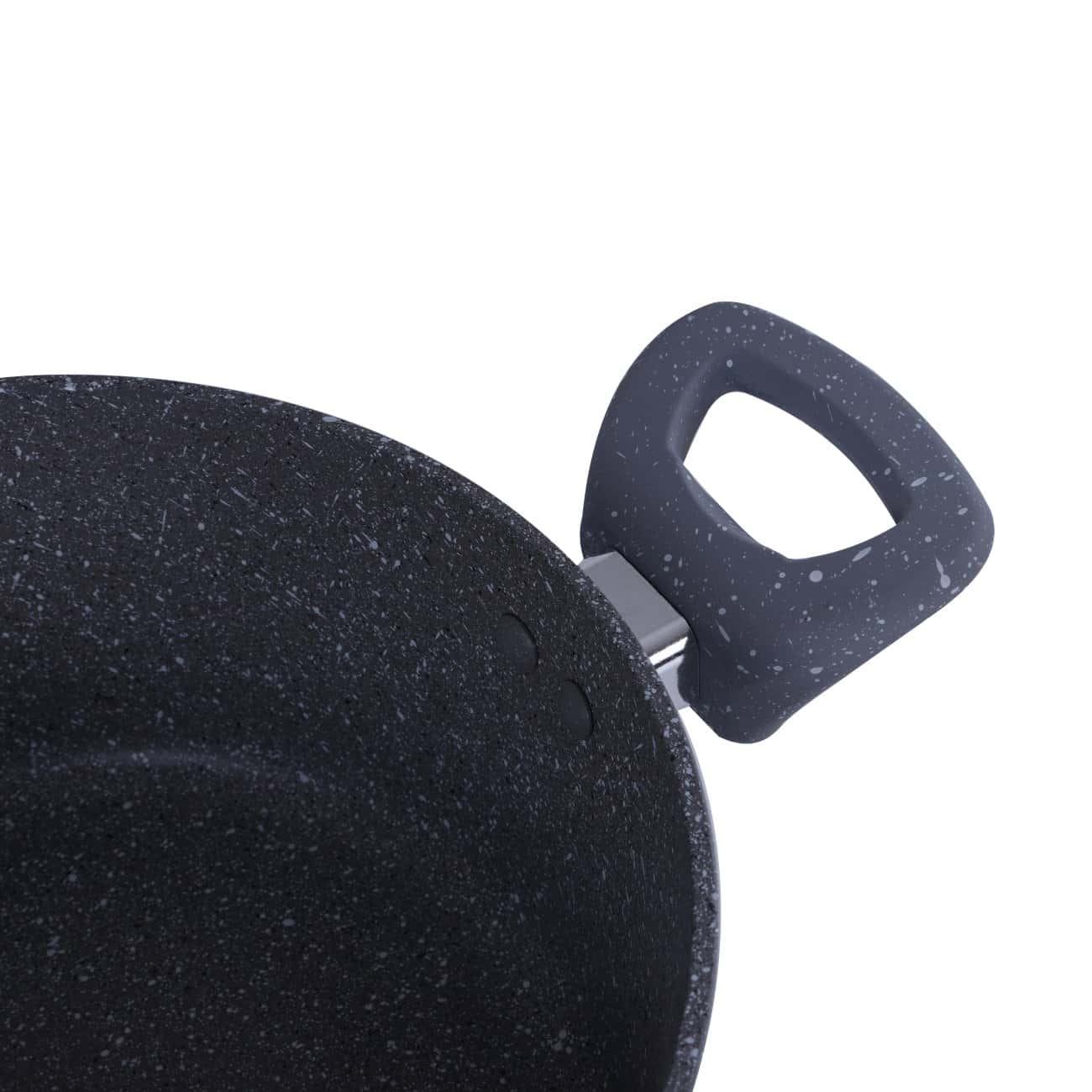 Royalford 9Pcs Smart Aluminium Cookware Set - Durable Marble Coating, High-Quality Forged Aluminium