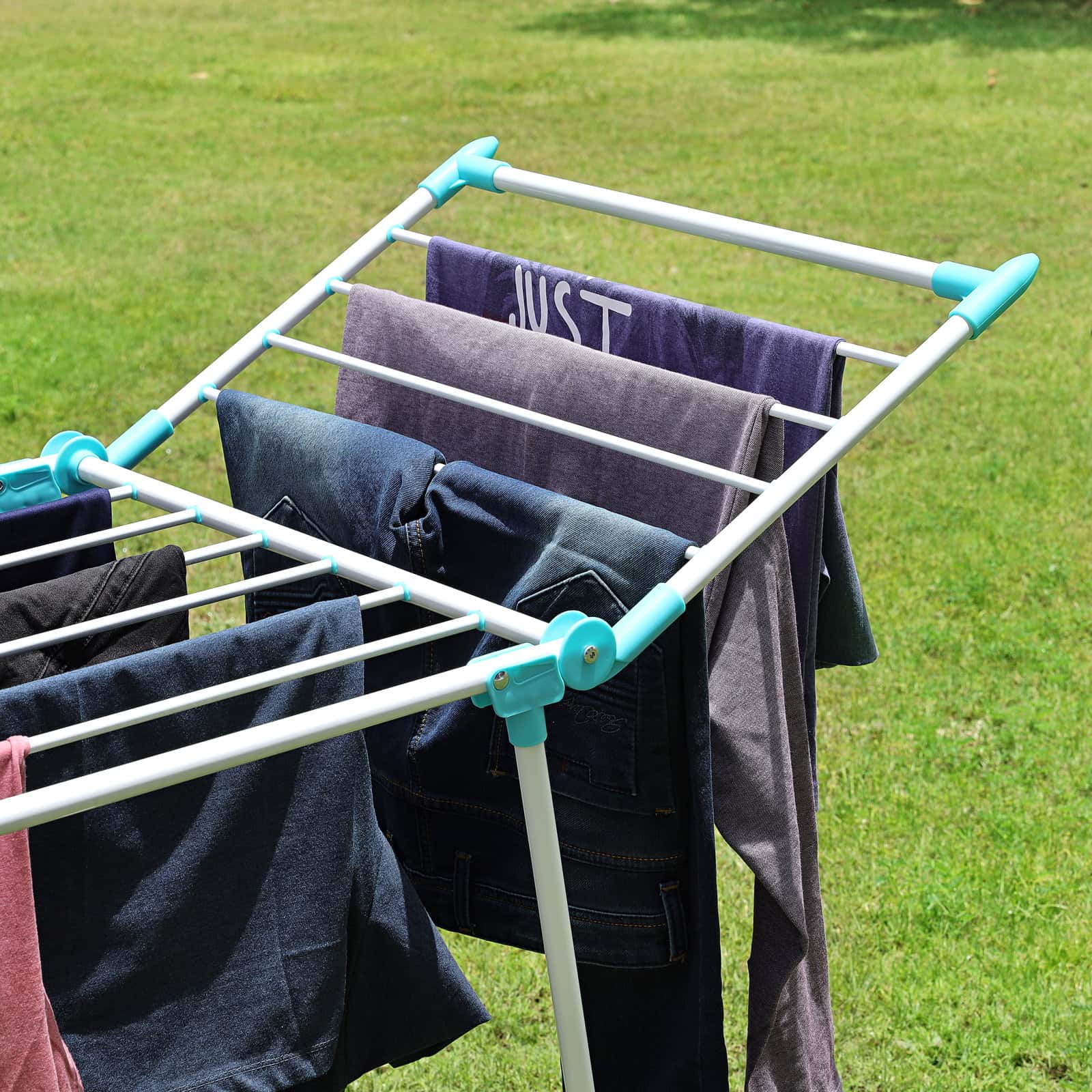 نشارة ملابس ( منشر غسيل ) قابل للطي  - أبيض Royalford - Foldable Cloth Dryer