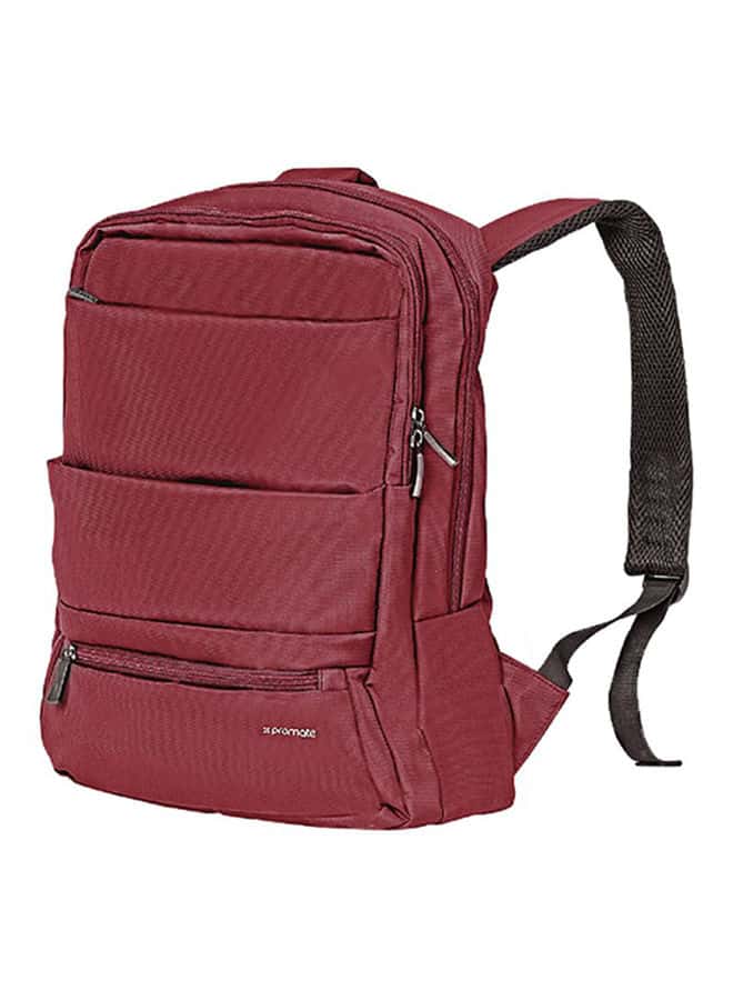 حقيبة لاب توب 15.6 بوصة أحمر Promate - Laptop Backpack 15.6 Inch for Laptops, Tablets, Documents Red