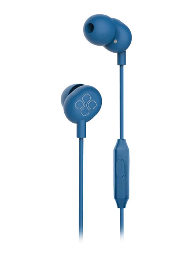 promate Audio Enhanced In-Ear Headphones 1.2meter Blue