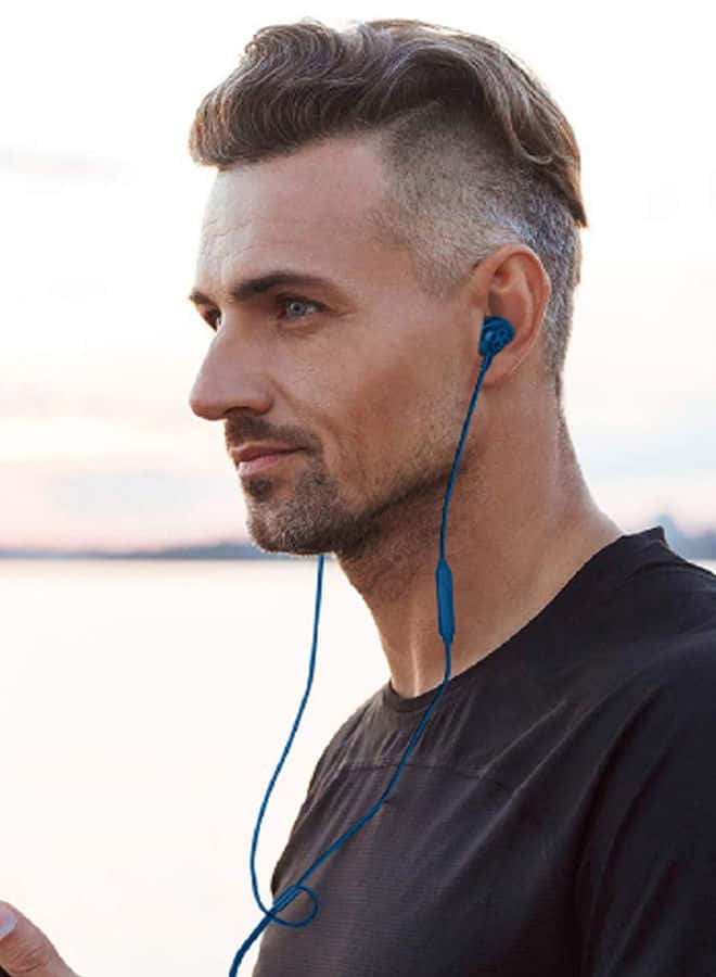 promate Audio Enhanced In-Ear Headphones 1.2meter Blue