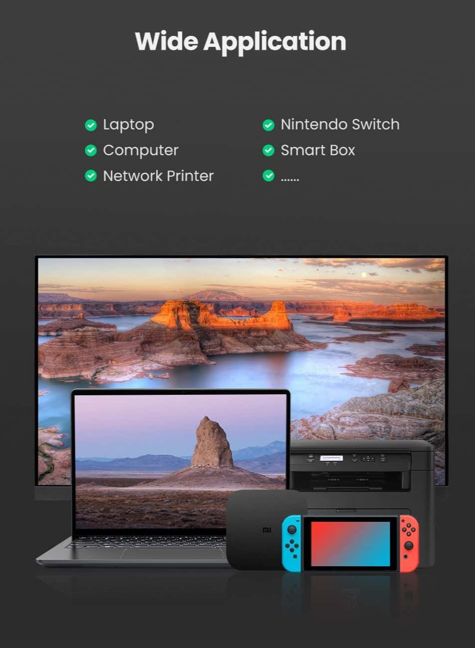 محول شبكة ايثرنت إلى USB Network Adapter - UGreen