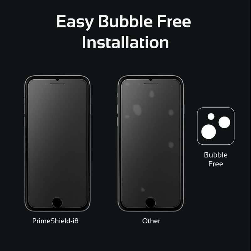 لاصقة حماية الشاشة لأيفون 8 بلس  PROMATE Ultra-Slim Clear HD Tempered Glass Screen Protector