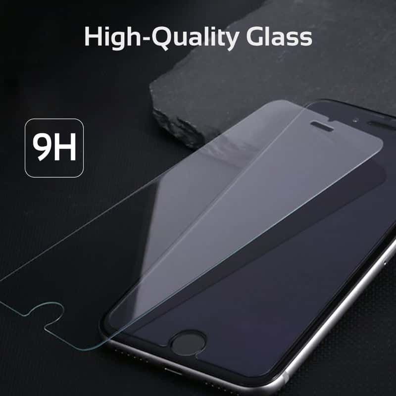 لاصقة حماية الشاشة لأيفون 8 بلس  PROMATE Ultra-Slim Clear HD Tempered Glass Screen Protector