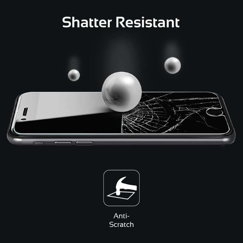 لاصقة حماية الشاشة لأيفون 8 بلس  PROMATE Ultra-Slim Clear HD Tempered Glass Screen Protector