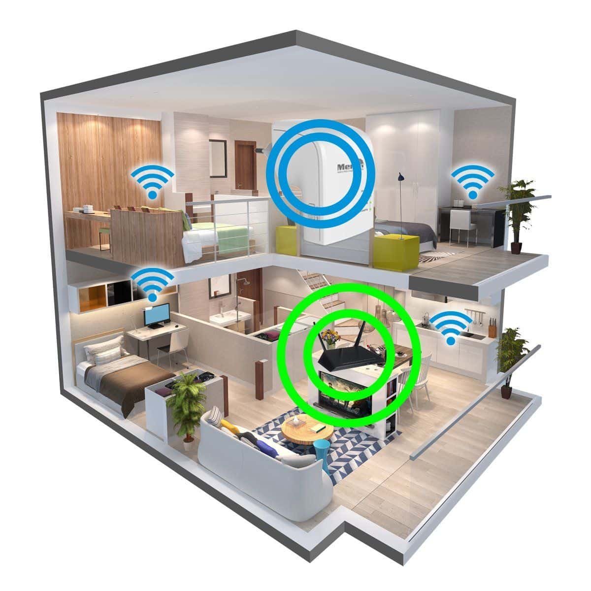 مقوي واي فاي X-Tend Merlin