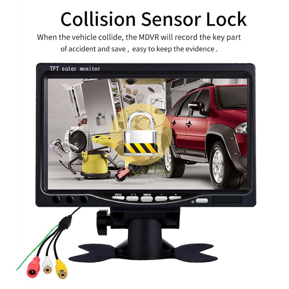 كاميرات سيارات عدد 4 مع جهاز DVR وشاشة AHD من كروني Crony C-1004 Car AHD Mobile Vehicle Car DVR Video Recorder Kit