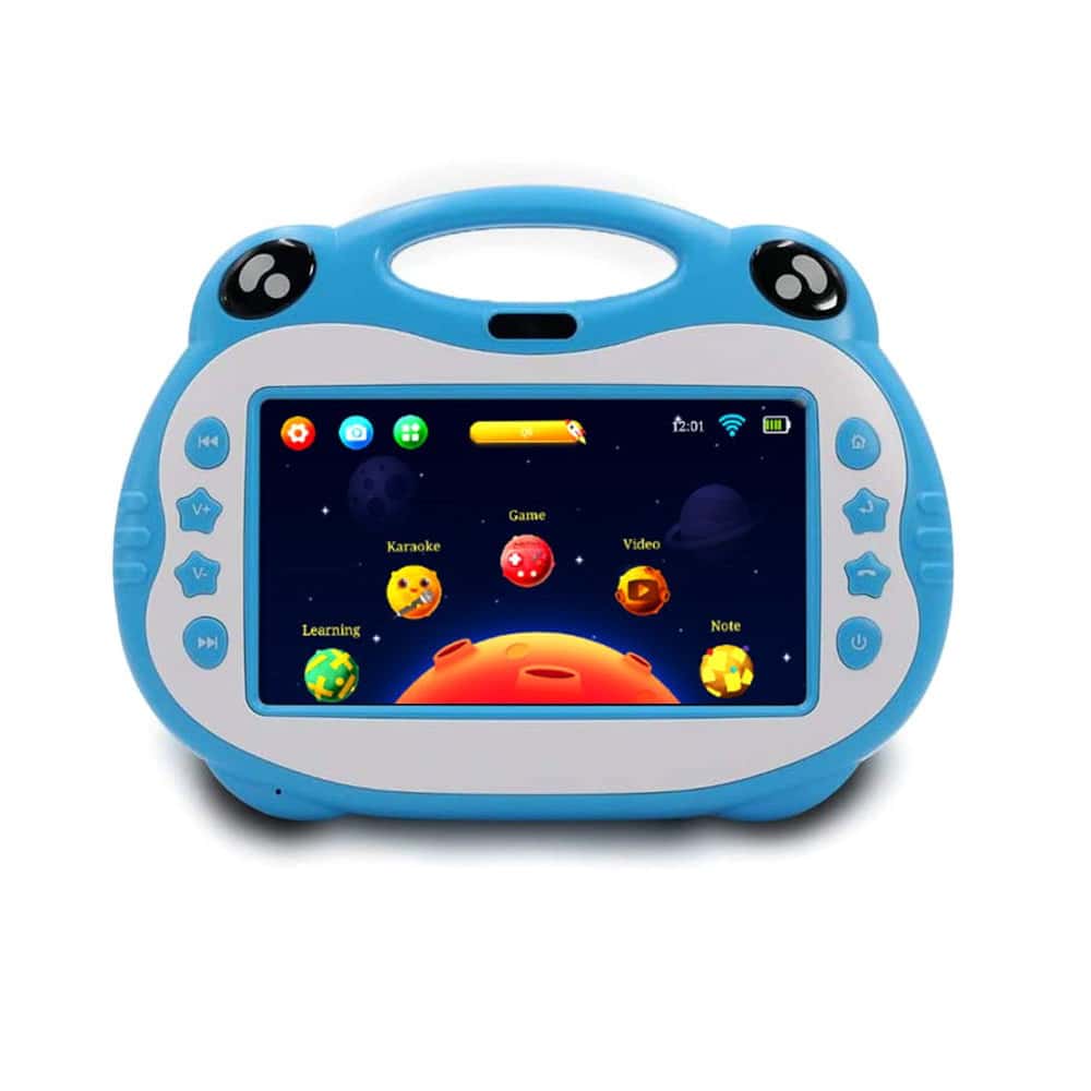 تابلت رخيص للاطفال مع شريحة اتصال اندرويد 7 بوصة مع ميكروفونين أزرق كروني Crony Blue Two Microphones 7inch Android with sim kids tablet