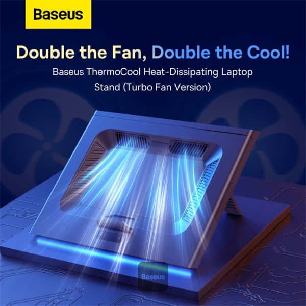 مروحة تبريد للابتوب Baseus ThermoCool Heat-Dissipating Laptop Stand