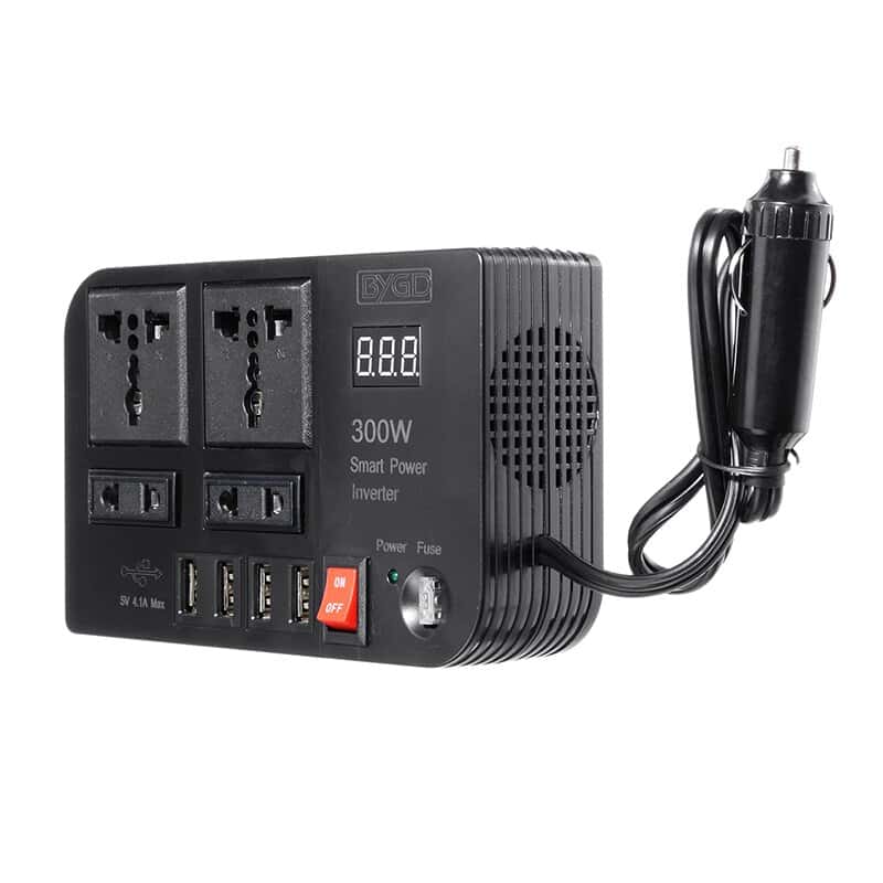 محول كهربائي للسيارة 300 واط Bygd Car Power Inverter E8982 Charger Converter