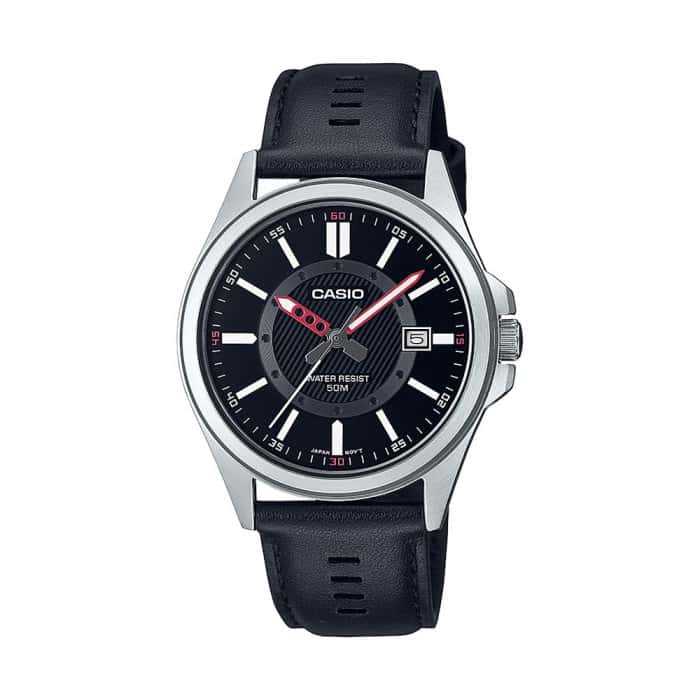 ساعة كاسيو رجالي جلد CASIO Vintage Watch MTP-E700L-1EVDF