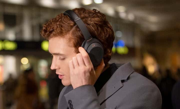 سماعة بلوتوث سوني 1000 اكس ام 4 اللاسلكية Sony Wireless Over-the-Ear Headphones WH-1000XM4
