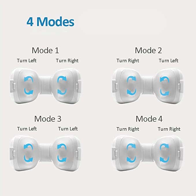 جهاز مساج للرقبة والكتف مع خاصية التسخين 2200 مللي أمبير Portable Rechargeable Neck and Shoulder Massager With Heat