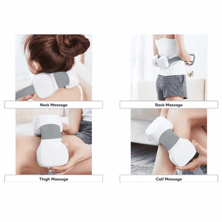 جهاز مساج للرقبة والكتف مع خاصية التسخين 2200 مللي أمبير Portable Rechargeable Neck and Shoulder Massager With Heat