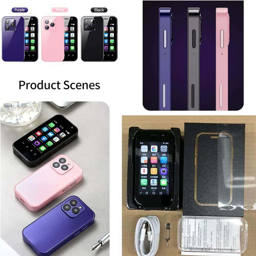 موبايل صغير ميني آيفون XS14 برو أندرويد Soyes XS14 Pro 4G Mini Smartphone