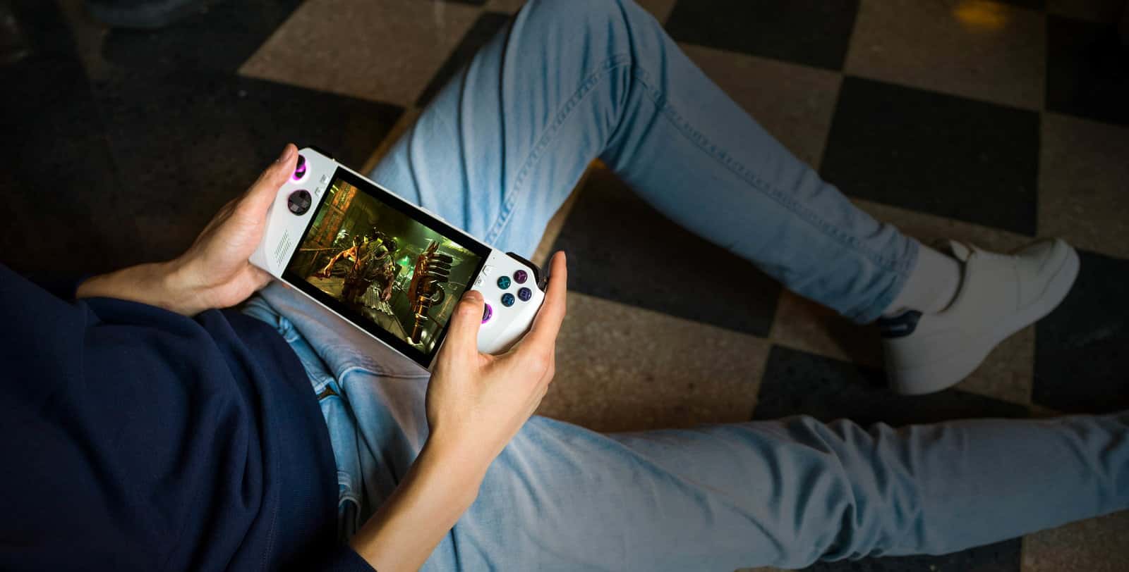 جهاز العاب محمول وحدة تحكم بنظام ويندوز اسوس روج آلي 7 بوصة 120 هرتز Asus ROG Ally Gaming Handheld