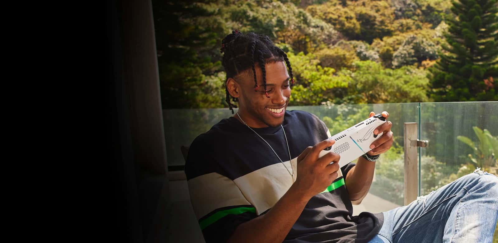 جهاز العاب محمول وحدة تحكم بنظام ويندوز اسوس روج آلي 7 بوصة 120 هرتز Asus ROG Ally Gaming Handheld