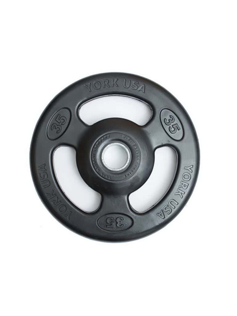 اوزان الحديد الرياضية 16 كيلو يورك فيتنس York Fitness Weight Plate Rubber