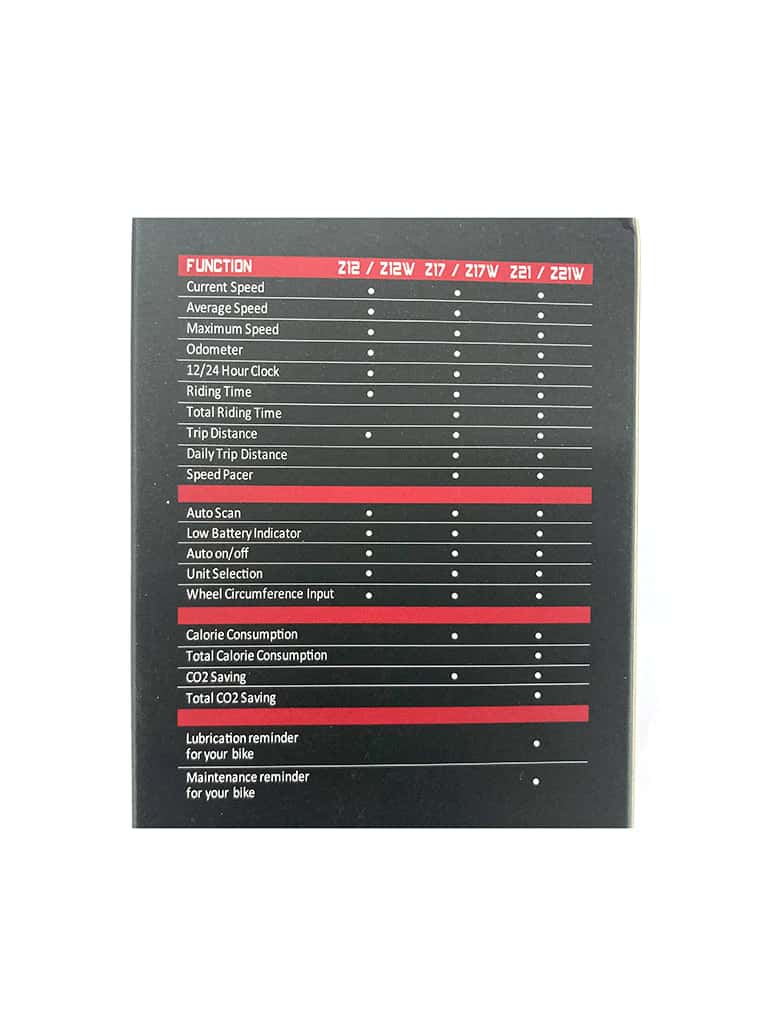 عداد سرعة للدراجة الهوائية لاسلكي باللون الأبيض مع 21 وظيفة من أي تي إنATN 21 Function Wireless White Bike Computer