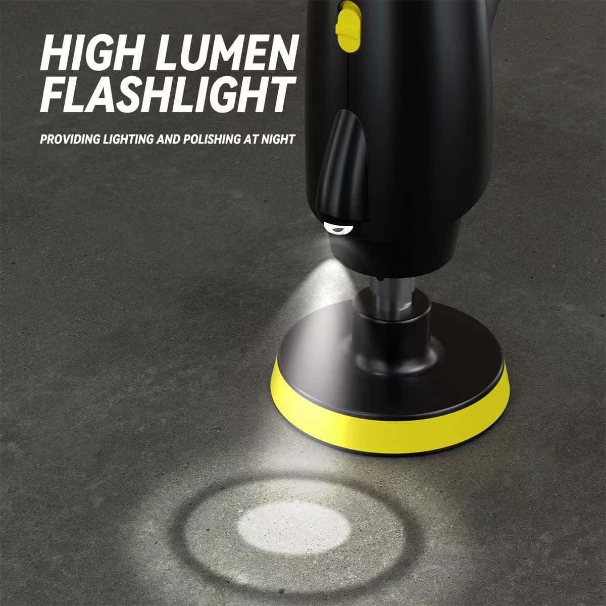 Portable 4000mah Rechargeable Polishing Machine Dual Action Cordless Car Polisher