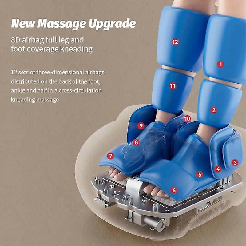 جهاز مساج القدم الاحترافي 36 واط مع شاشة تحكم ال سي دي Electric Foot Massage Machine