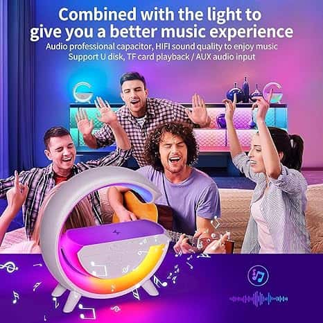 LED Wireless Charging Speaker (BT-2301)