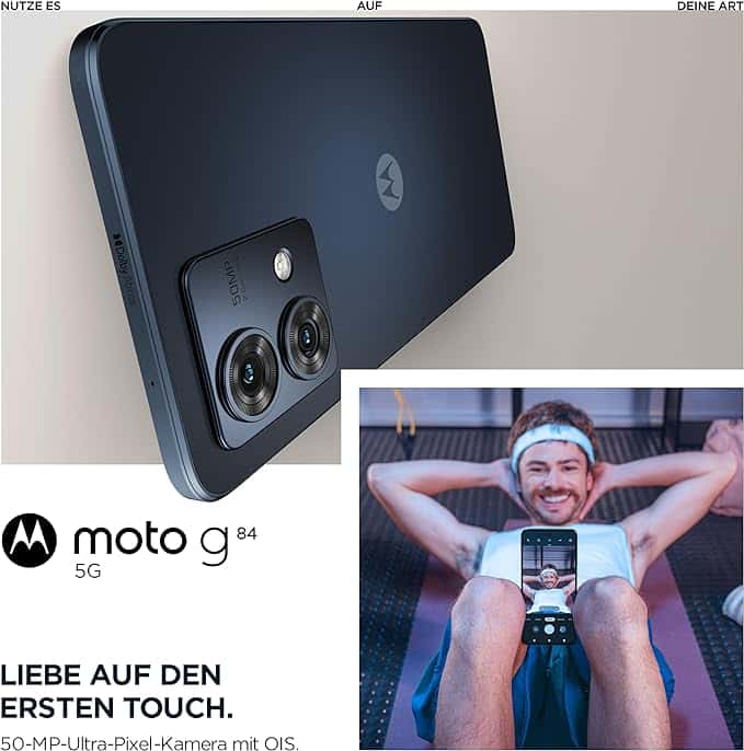 موبايل جوال موتورولا جي 84 رامات 12 جيجا – 256 جيجا تخزين Motorola Moto G84 Smartphone