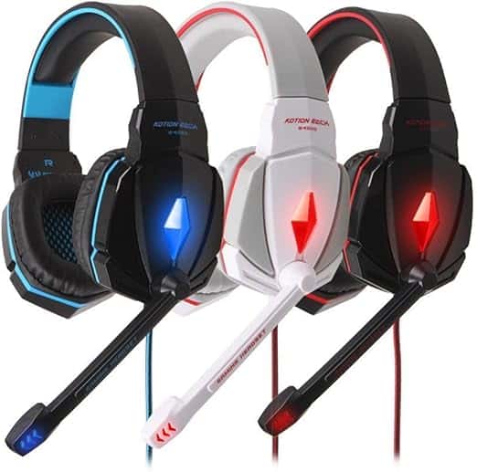 سماعة لعب جي 400 برو بلون ازرق من كوشن Kotion Each G400 Pro Gaming Headset Blue
