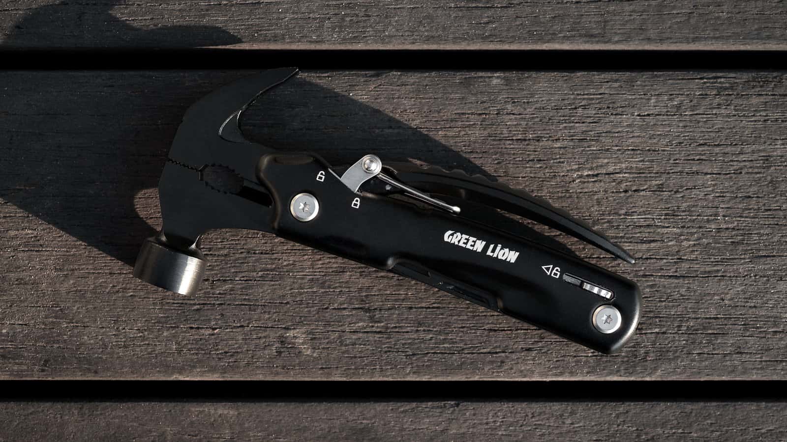 مطرقة متعددة الأغراض أسود جرين ليون Green Lion Multi Hammer - Black