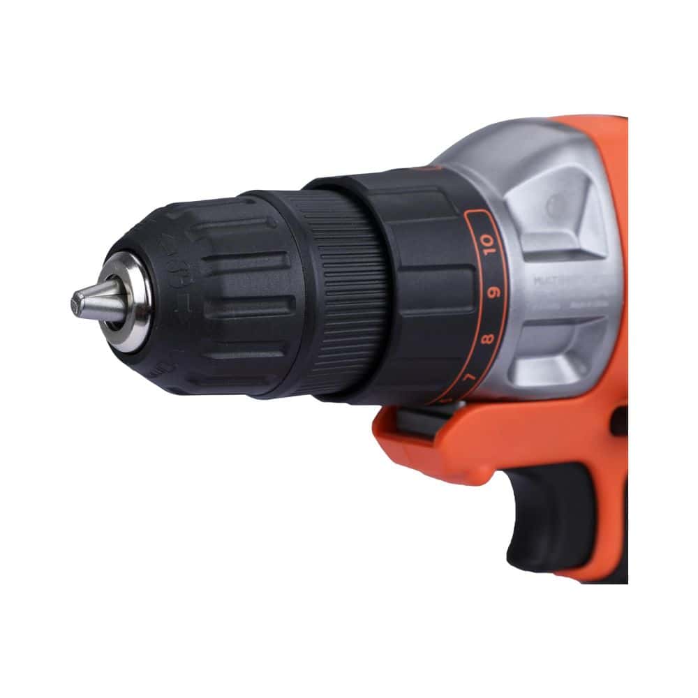 دريل بطارية 18 فولت 1.5 أمبير 10 مم بلاك اند ديكر Black+Decker 18v 1.5ah 10mm Li-Ion Cordless Multi-Evo Multitool Starter Kit With Drill