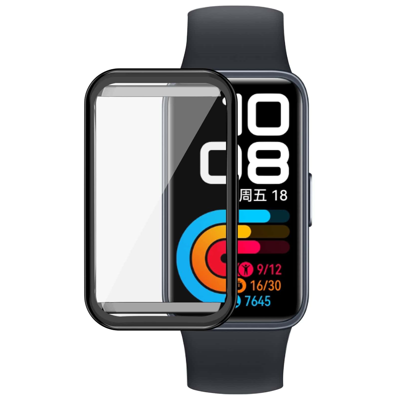 كفر ساعة هواوي باند 8.9 قطعتين باللون الذهبي و الفضي من اوزون O Ozone [2 Pack] Protective Cover Compatible with Huawei Band 8 | Huawei Band 9