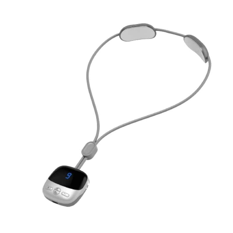 جهاز مساج الرقبة بالنبضات الكهربائية 4 أوضاع مع خاصية الحرارة Portable Neck Massager