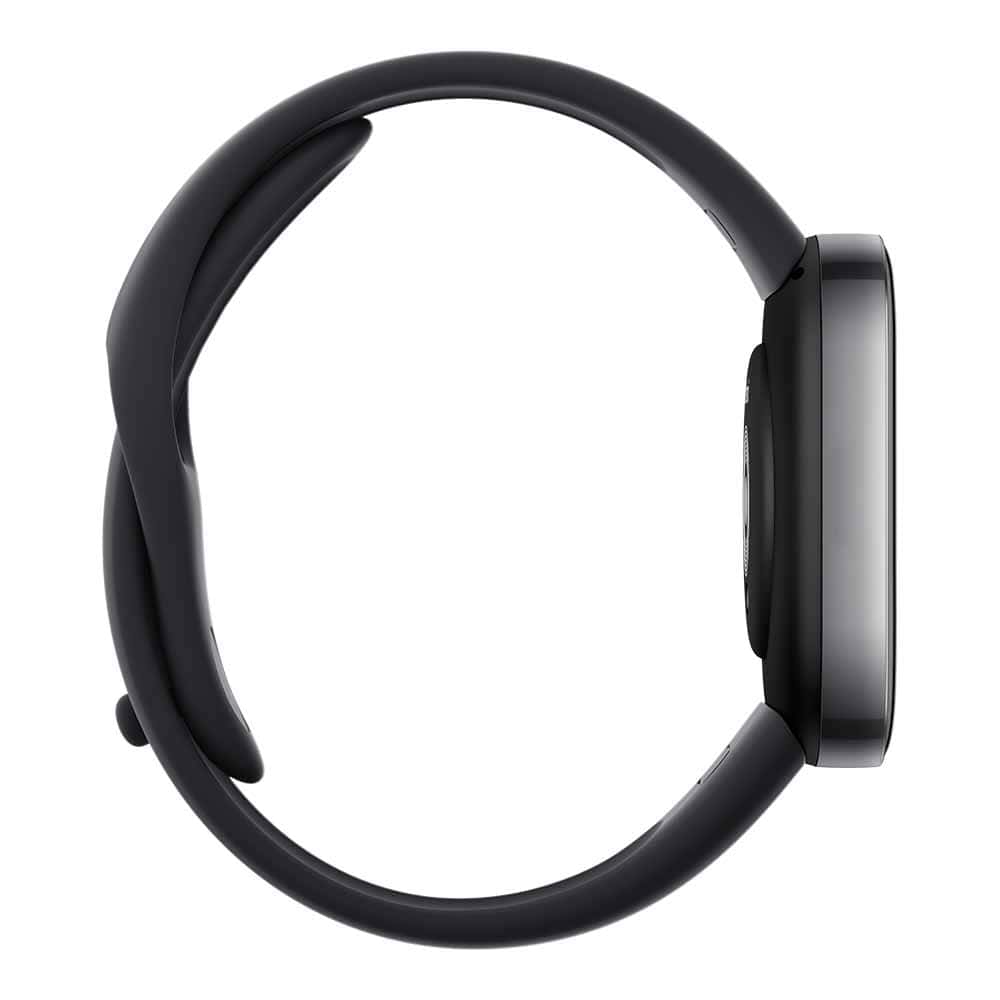 ساعة ريدمي سمارت واتش 3 باللون الاسود بشاشة 1.75 بوصة ومقاومة للماء من شاومي Xiaomi Redmi Smart Watch 3 Black 1.75 Inch LCD Touch Display 5ATM Water Resistant 12 Days Battery Life GPS