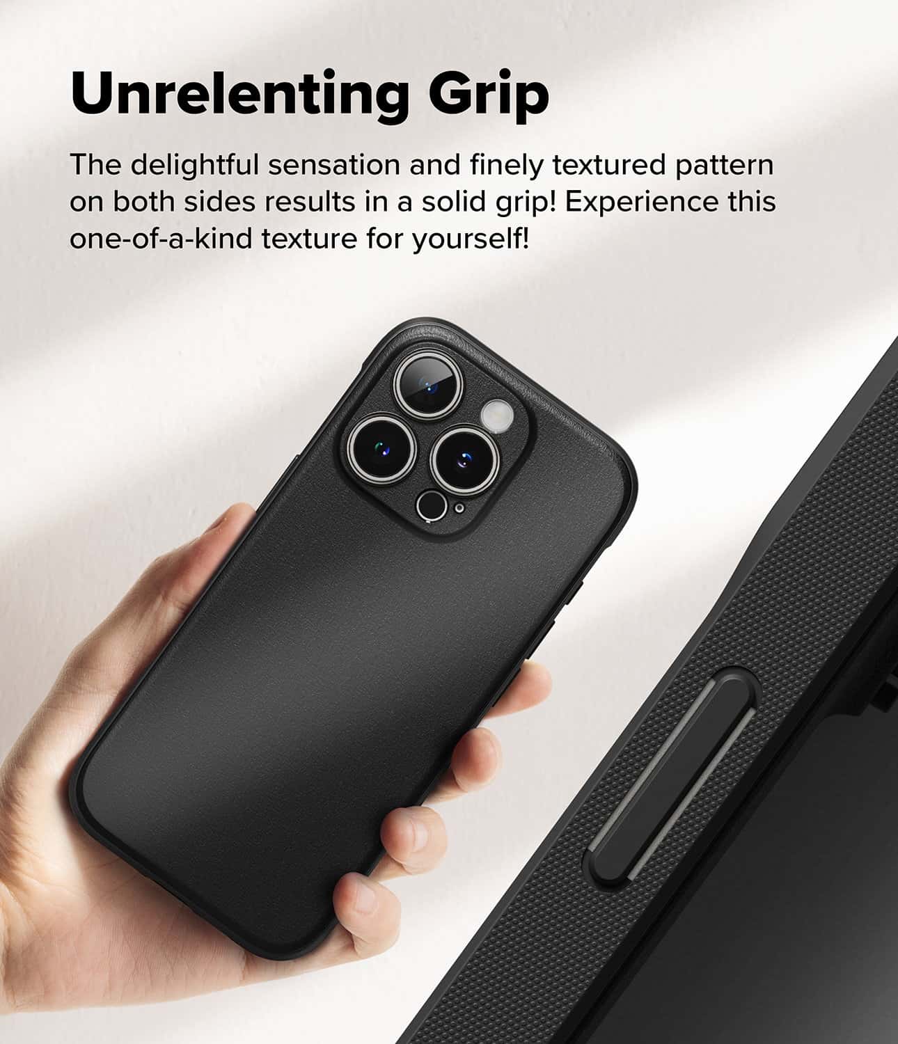 كفر ايفون 16 برو ماكس مع ماج سيف مقاوم للصدمات أسود رينجكي Ringke Onyx Magnetic Compatible with iPhone 16 Pro Max Case