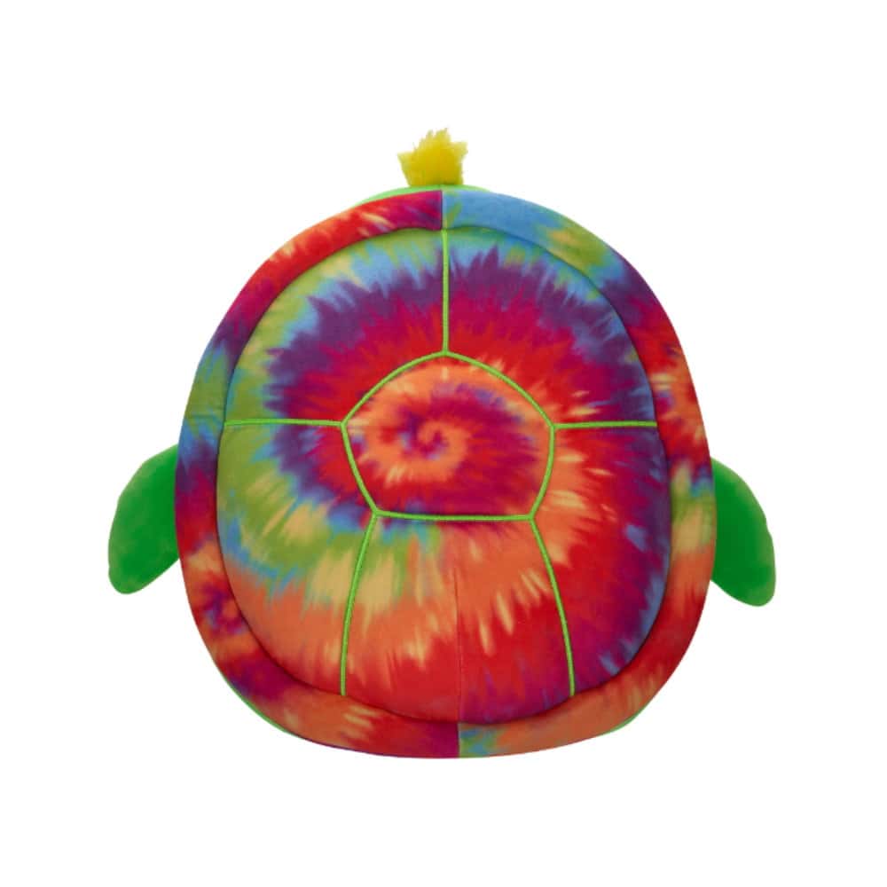 دمية محشوة من القطيفة على شكل سلحفاة لارس بلون اخضر مع صدفة تاي واي متوسطة الحجم 12 بوصة لعبة قطيفة ملونة ناعمة هدية للاطفال الاولاد والبنات قابلة للغسل لعبة اسفنجية متعددة الالوان لجميع الاعمار من سكويشمالوز  12 inch Medium Plush Lars Neon Grn Trtl Tie Dye Shell Officially Licensed Kellytoy Plush Toy Colorful Soft Gift for Kids Girls Boys Washable Squishy Stuff Toy Multicolor All Age