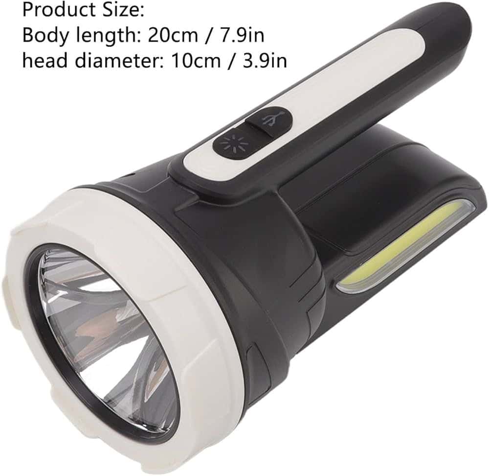 كشاف يدوي ليد لاسلكي 1800 مللي أمبير Powerful Bright Spot Lights