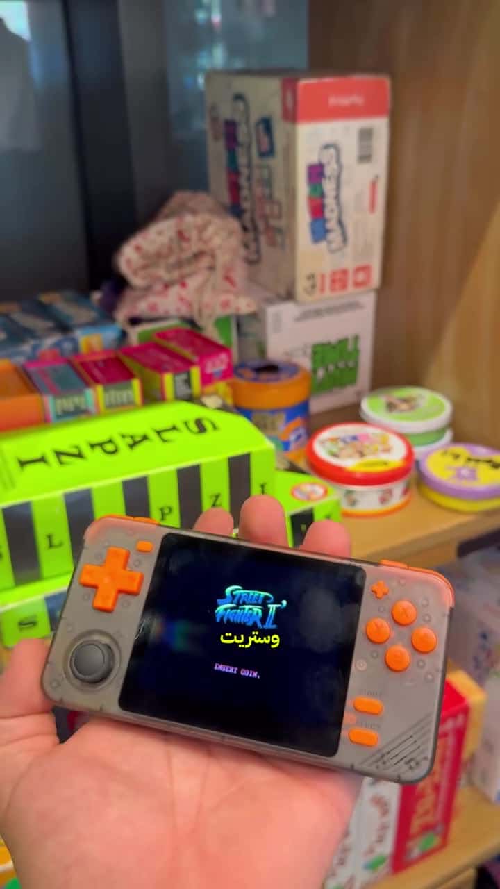 جهاز العاب محمول قيمنج ريترو بورودو 2800 مللي أمبير Porodo Gaming Retro Arcade Gaming Console