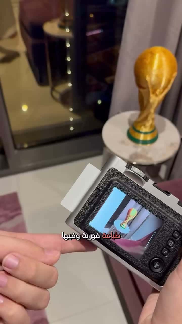 كاميرا فورية فوجي فيلم شاشة LCD 3 انش بلوتوث Fujifilm Instax Mini Evo Instant Camera