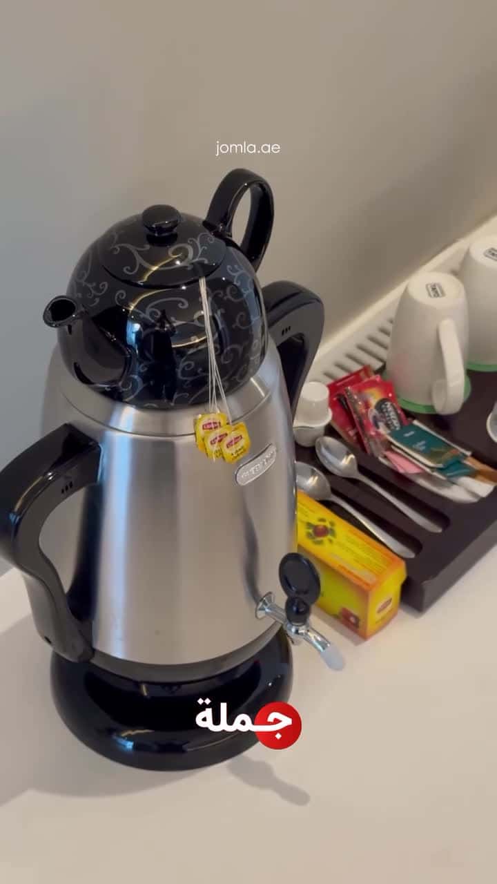 غلاية ماء كبيرة شاي سماور كهربائي​ جرين لايون 1800 واط 3.5 لتر Green Lion Electric Samovar