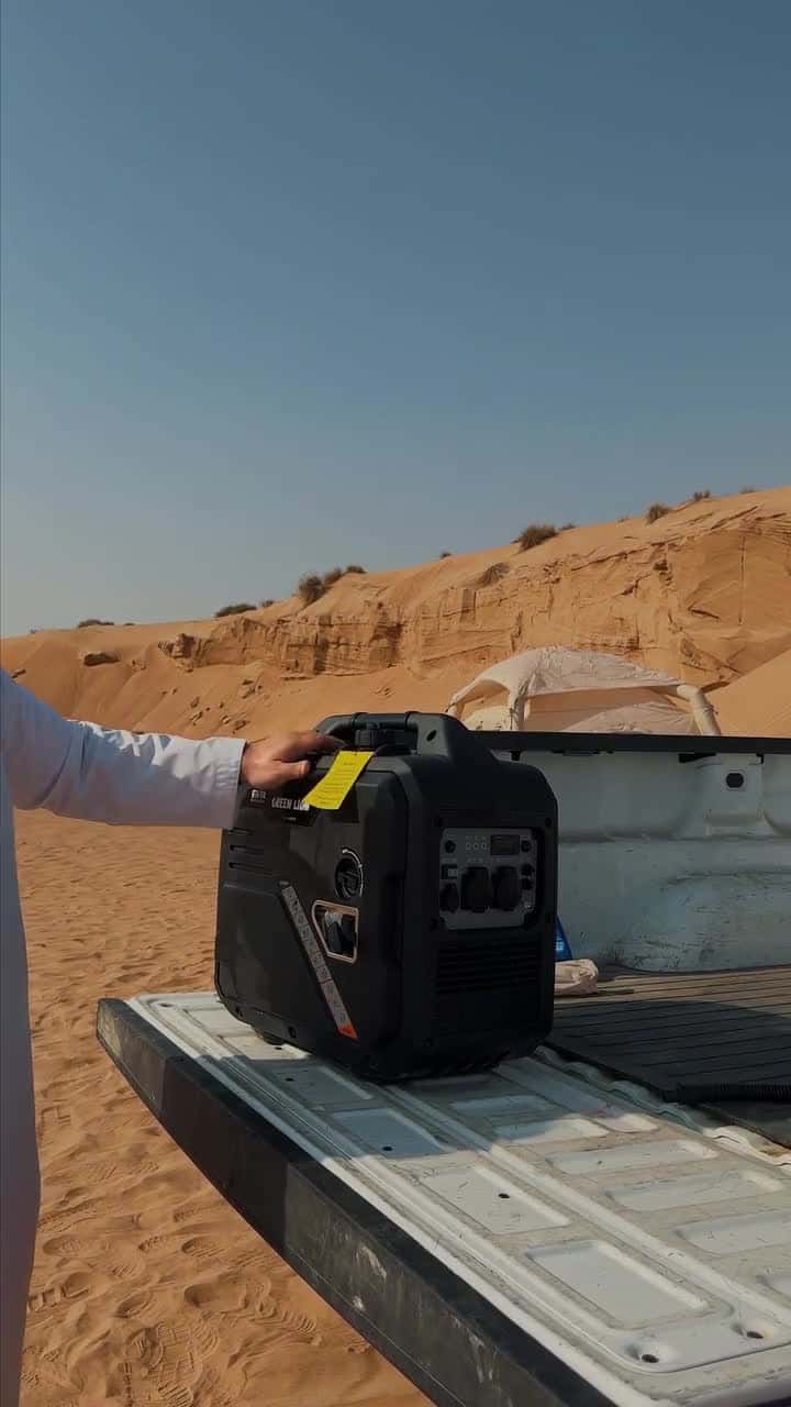 مولد كهرباء بنزين متنقل للرحلات جرين لايون 3200 واط 8 لتر Green Lion Gasoline Inverter Generator