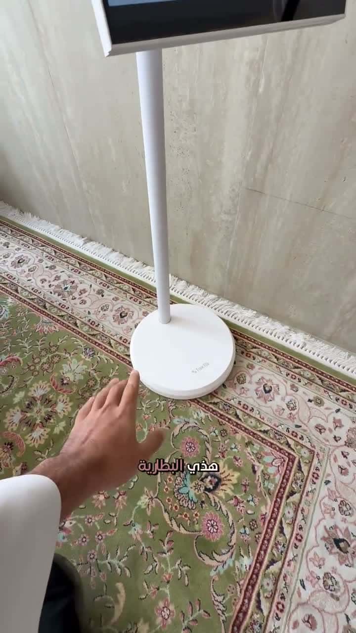 شاشة متنقلة اندرويد لمس ذكية تكتك مع ستاند مدمج 21.5 بوصة Taktik Floor Standing Smart Screen