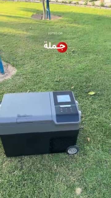 Camping Travel Cooler Refrigerator With Built-in Ice Maker