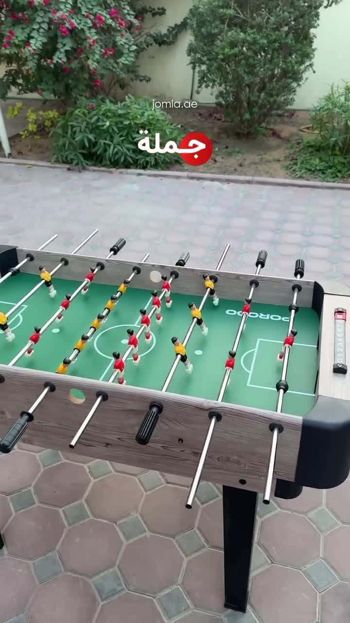 Porodo Lifestyle Multi-Game Table with Foosball Table, Billiard Table, Hockey Table & Table Tennis, Easy Transition, Quick Set-up, Full Package Accessories