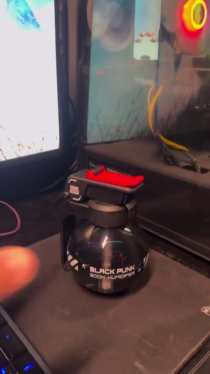 Green Lion Grenade Humidifier 500mL - Black