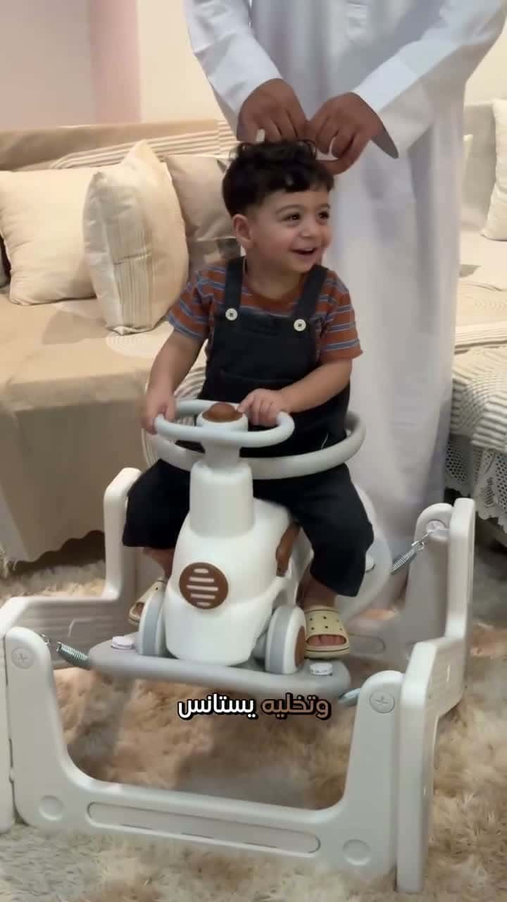 كرسي هزاز للاطفال 5 في 1 مع حماية ضد السقوط High quality portable baby rocking chair