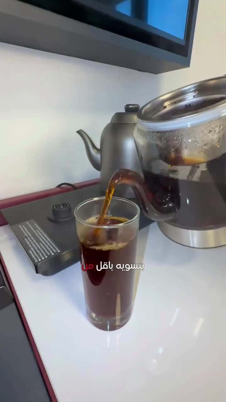 غلاية شاي وغلاية ماء ليبريسو سعة 1200 مل لوحة تحكم تفاعلية Lepresso Aurabrew Tea And Water Brewer
