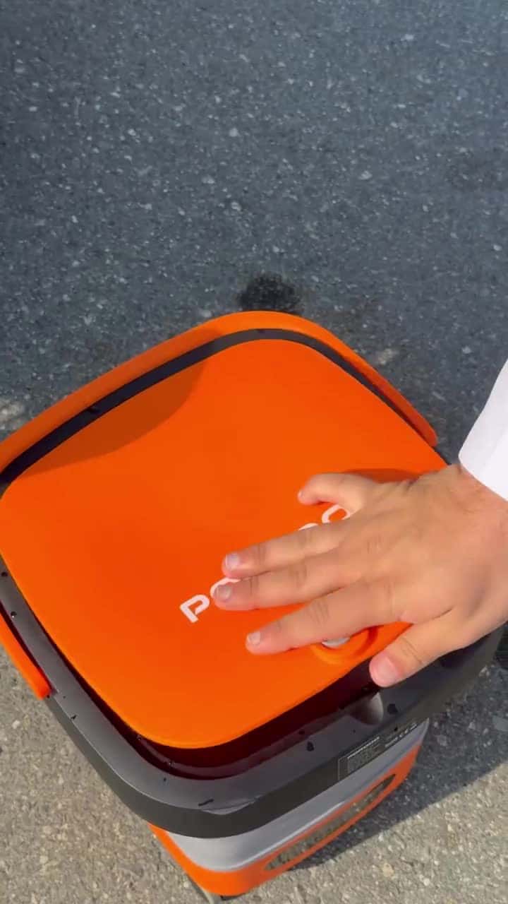 Porodo Portable Car Washer With Foldable15L Water Tank 260W - Orange