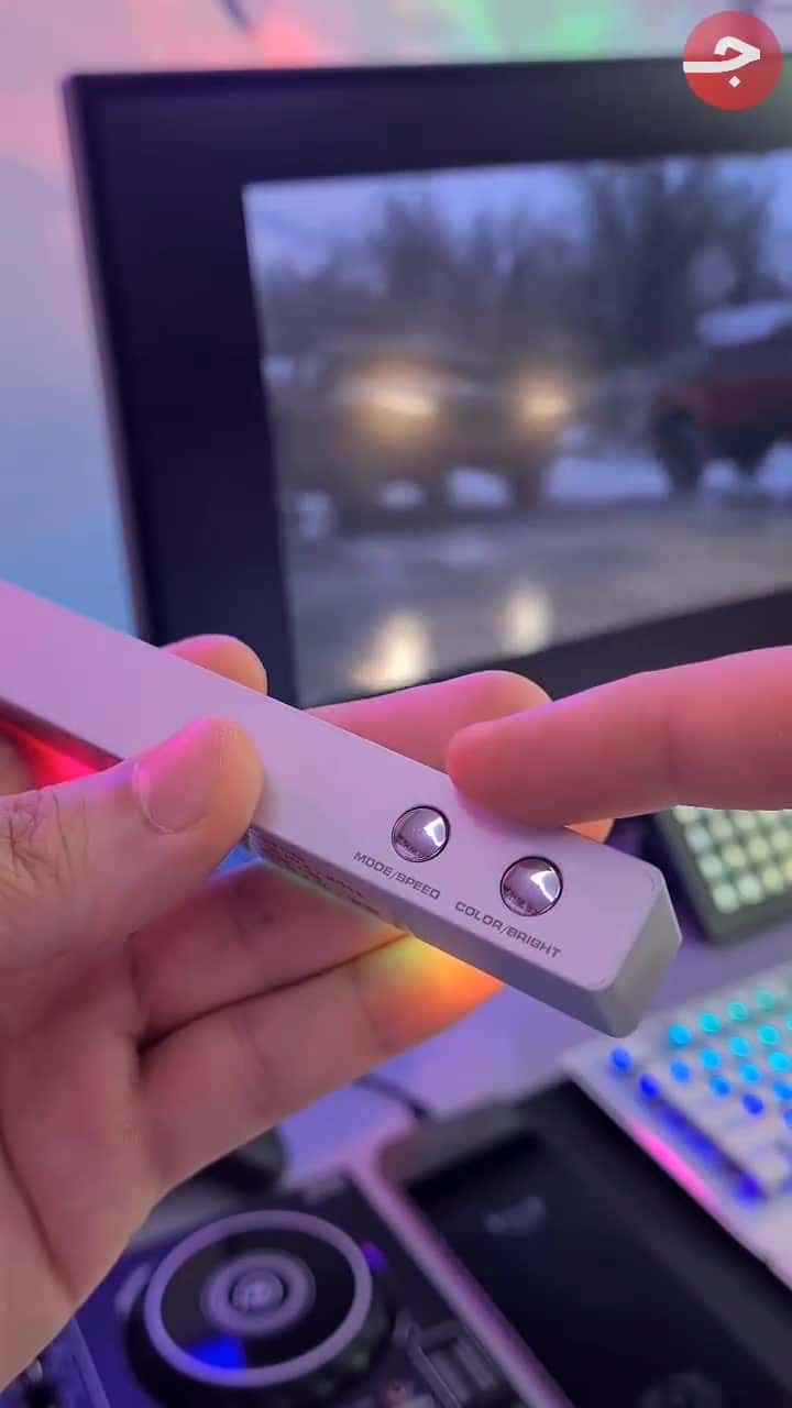 إضاءة متحركه مع الصوت RGB Sound-Controlled Music Light Bar