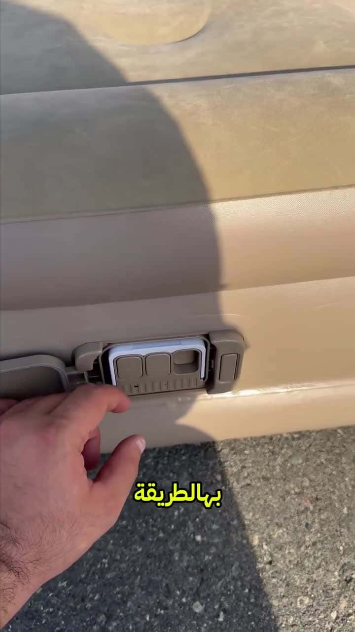 Outdoor Camping One-click Automatic Inflatable Mattress 4000mAh